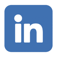 linkedin logo blue