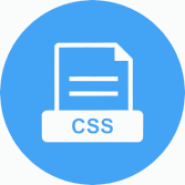 CSS logo blue