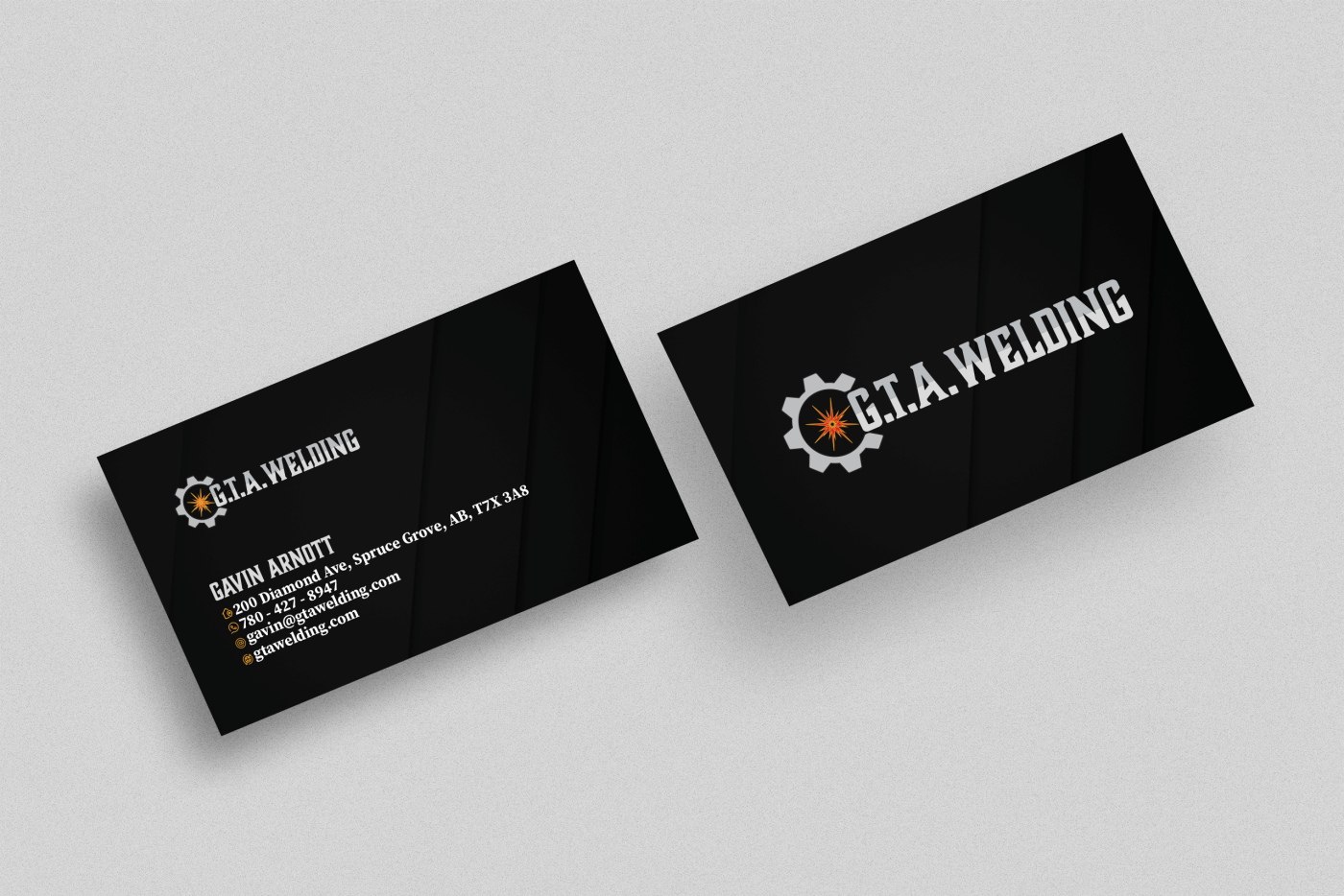 GTA Welding Business Card Design