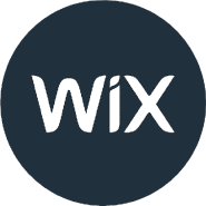 wix logo navy